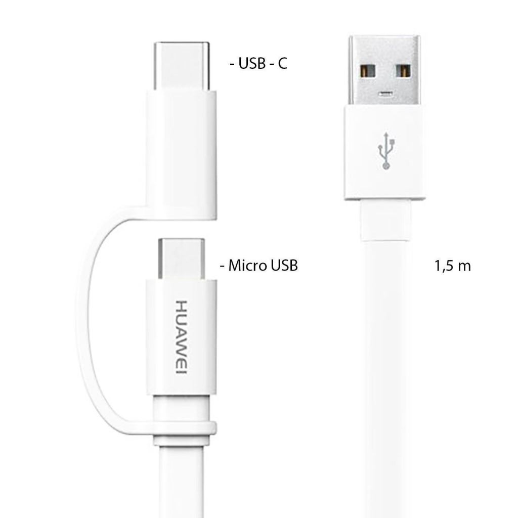 Huawei 4071417 USB kabel 1,5 m USB 2.0 USB A Bijelo