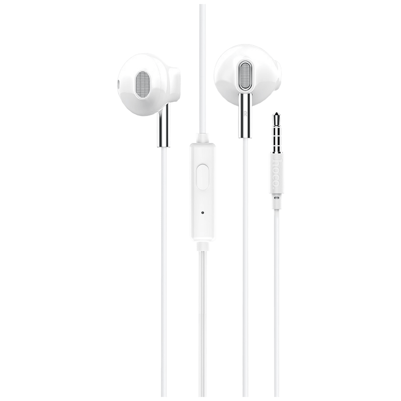 hoco. Slušalice sa mikrofonom, 3.5 mm,dužina kabela 1.2 met,bijela - M55 Memory sound White