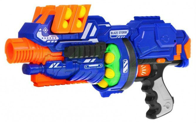 Pištolj za igru Blaze Storm Pistol sa 12 pjenastih metaka