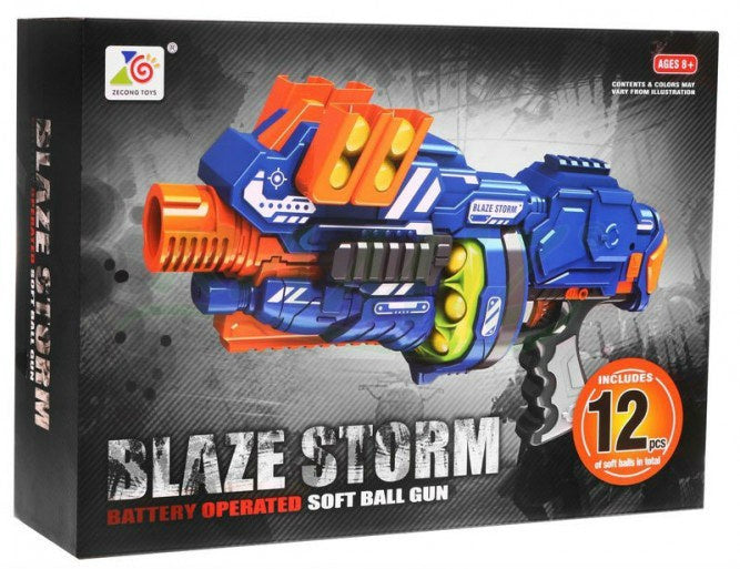 Pištolj za igru Blaze Storm Pistol sa 12 pjenastih metaka