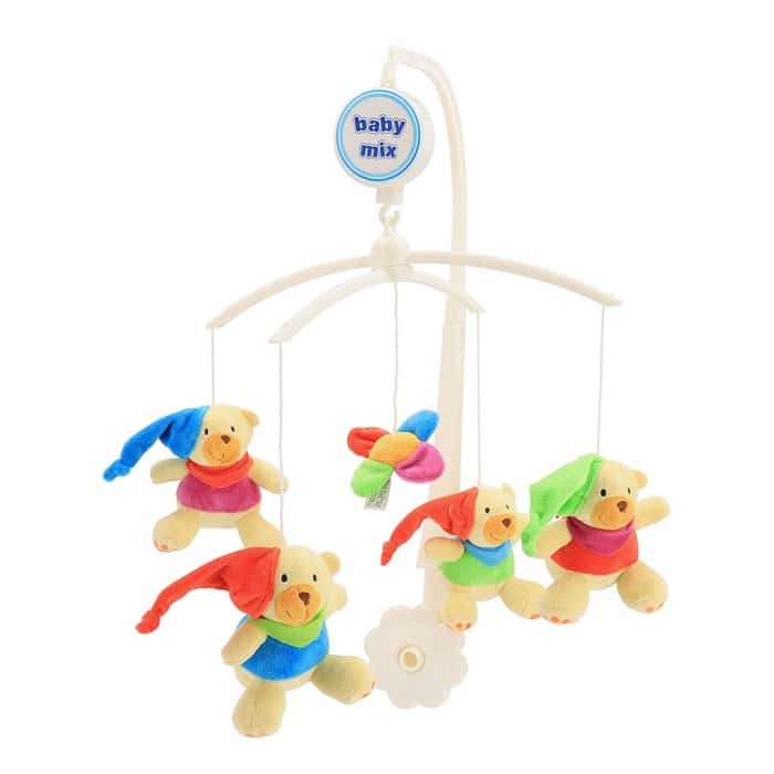Baby Mix vrtuljak medvjedići s kapicama