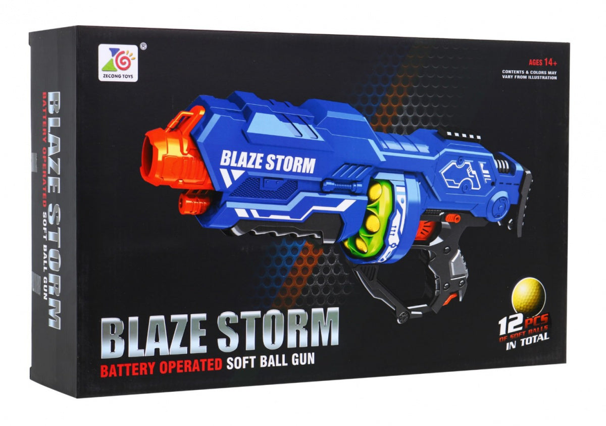 Plavi pištolj za igru Blaze Storm 12 metaka (ZMI.ZC7116)