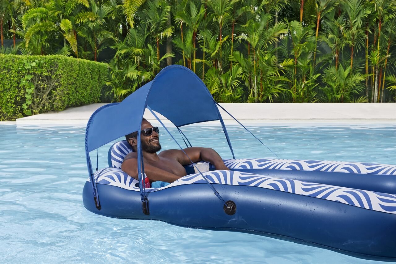 BESTWAY Mesh Bottom Mattress with Canopy