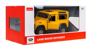 Auto na daljinsko upravljanje R/C car Land Rover Defender 1:14 RASTAR Yellow