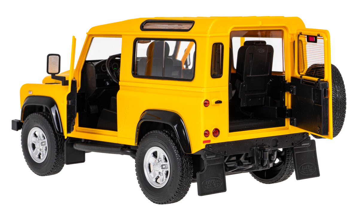 Auto na daljinsko upravljanje R/C car Land Rover Defender 1:14 RASTAR Yellow