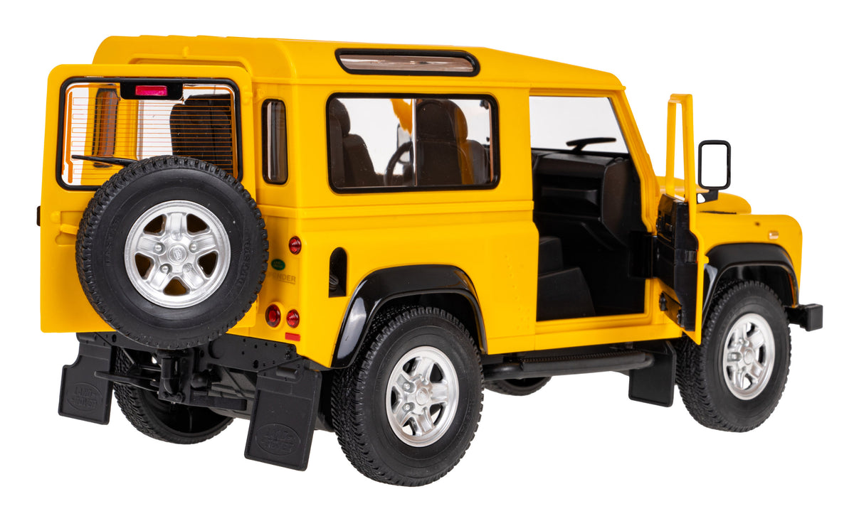 Auto na daljinsko upravljanje R/C car Land Rover Defender 1:14 RASTAR Yellow