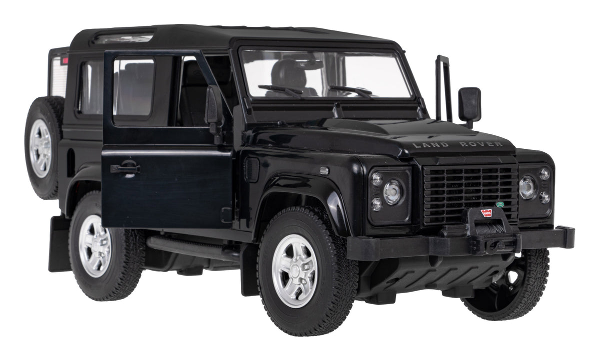 Licencirani auto na daljinsko upravljanje Land Rover Defender 1:14 RASTAR - crni