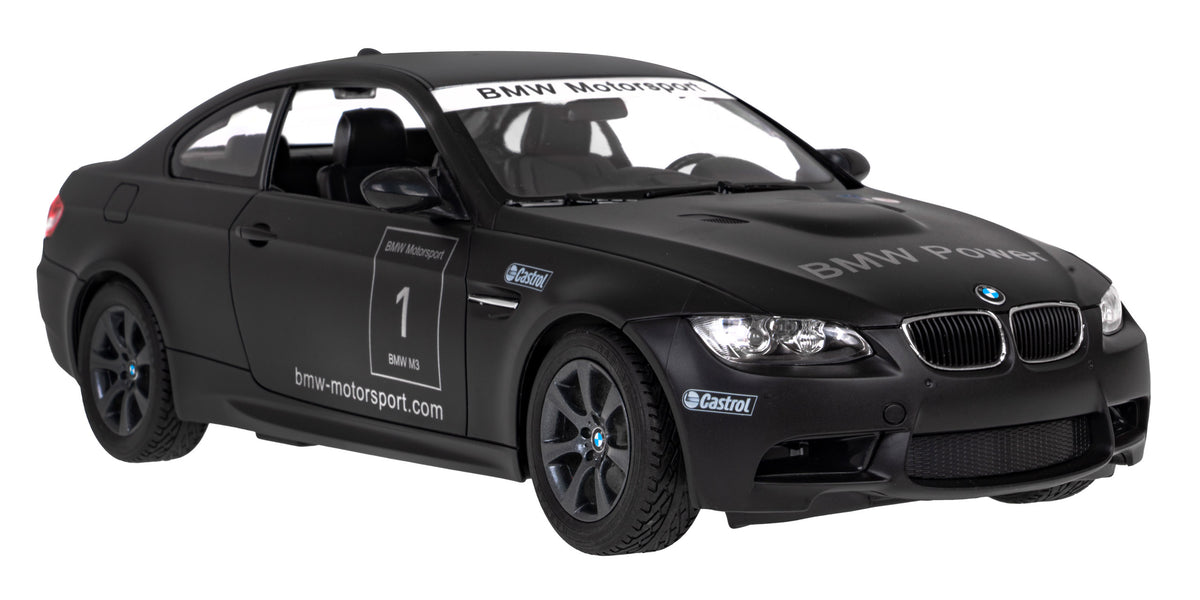 Licencirani auto na daljinsko upravljanje BMW M3 1:14 RASTAR - crni