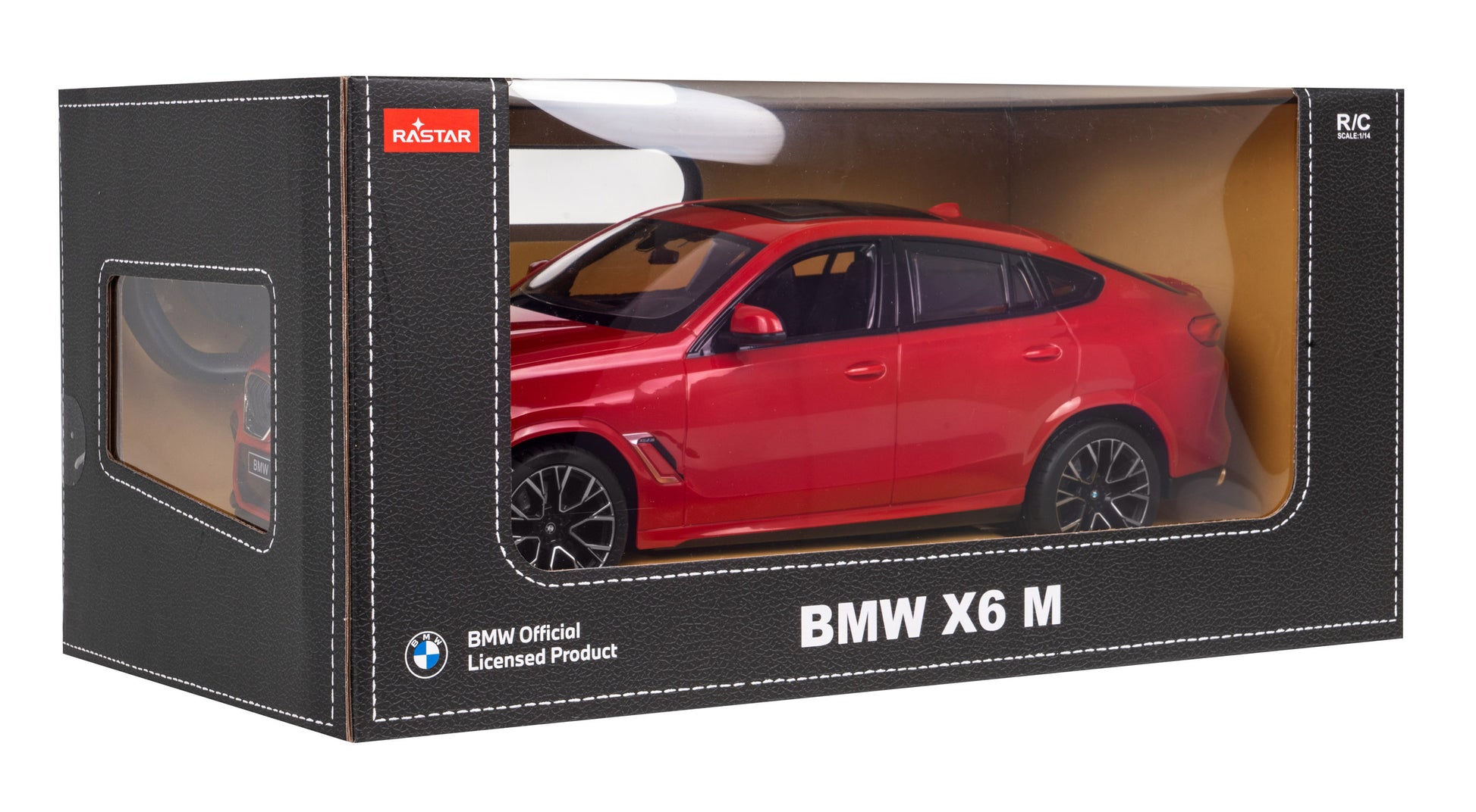 Licencirani auto na daljinsko upravljanje BMW X6 M 1:14 RASTAR- crveni