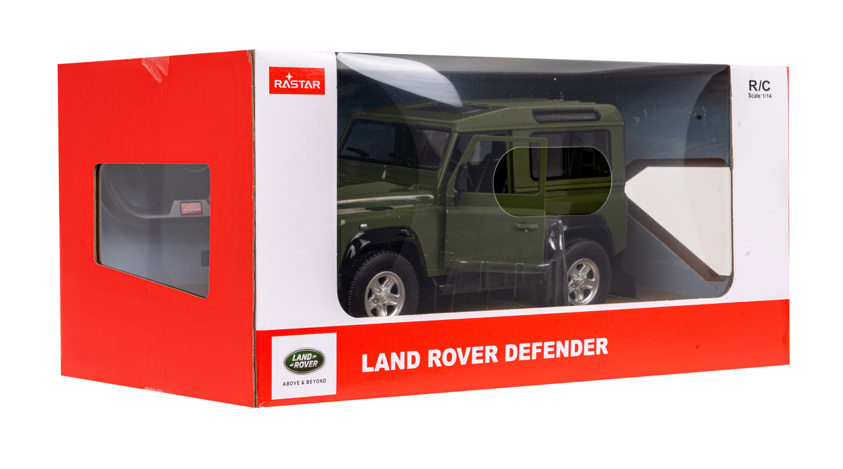 Licencirani auto na daljinsko upravljanje  Land Rover Defender 1:14 RASTAR - zeleni