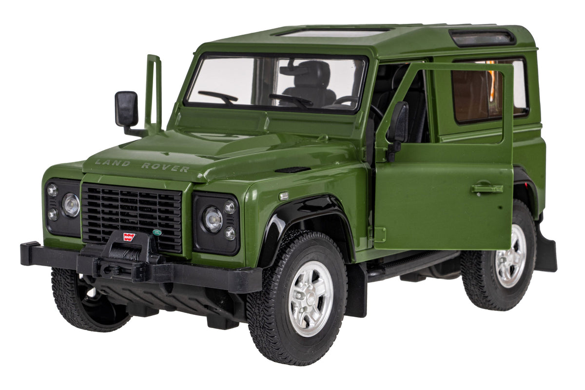 Licencirani auto na daljinsko upravljanje Land Rover Defender 1:14 RASTAR - Zeleni