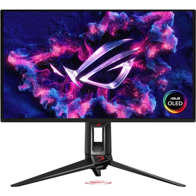 ASUS ROG Swift OLED PG27UCDM računalni monitor 67,3 cm (26.5") 3840 x 2160 pikseli 4K Ultra HD QD-OLED Crno