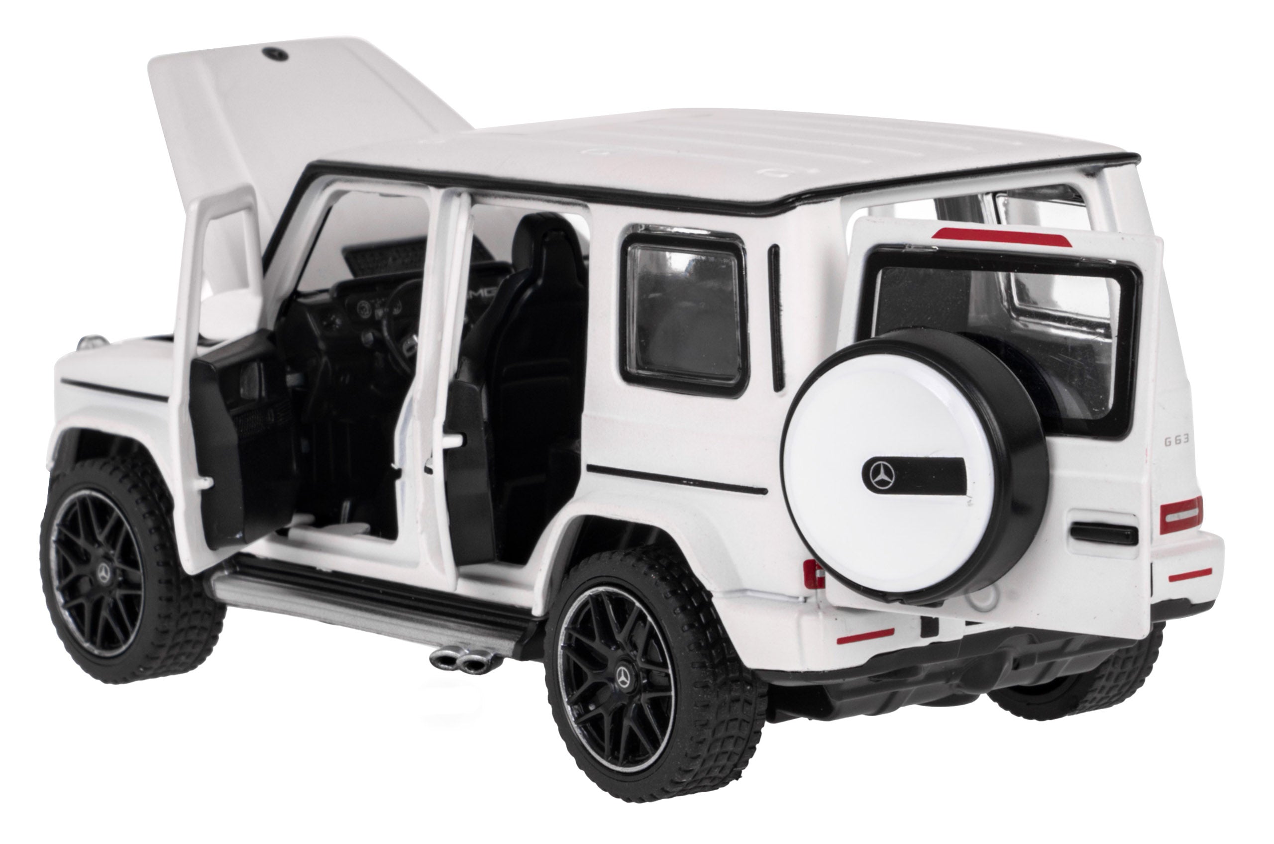 Licencirani metalni autić za igru Mercedes Benz AMG G63 1:32 RASTAR - bijeli