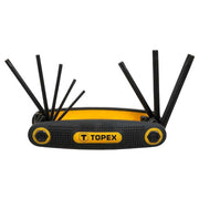 Ključ Torx 8 kom T9-T40 sklopiv Topex