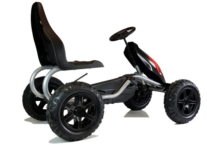 Gokart na pedale B012 - gume na pumpanje - crni