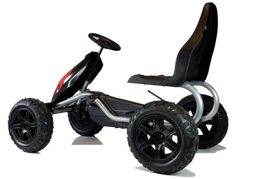 Gokart na pedale B012 - gume na pumpanje - crni