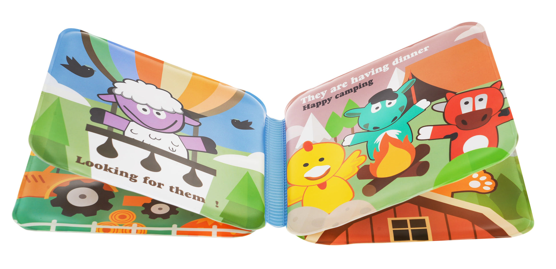 Set gumenih lutaka Farma + knjiga