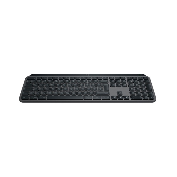 Logitech MX Keys S for Mac tipkovnica Office RF bežični + Bluetooth QWERTY US Međunarodna Aluminij, Crno