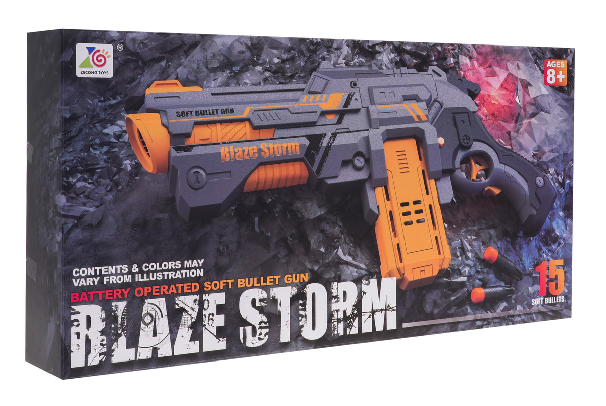 Poluautomatski pištolj za igru Storm - narančasto/sivi
