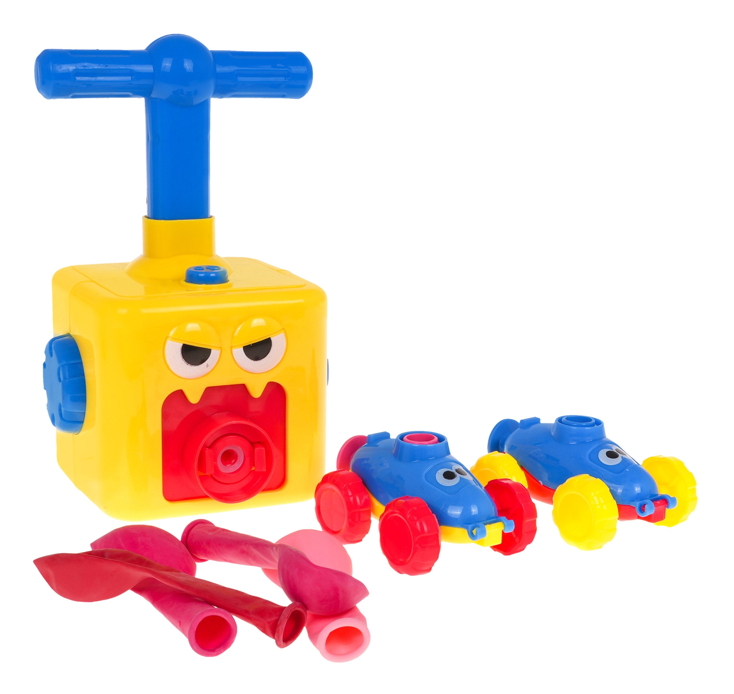 Set automobila s pogonom na balon - šareni