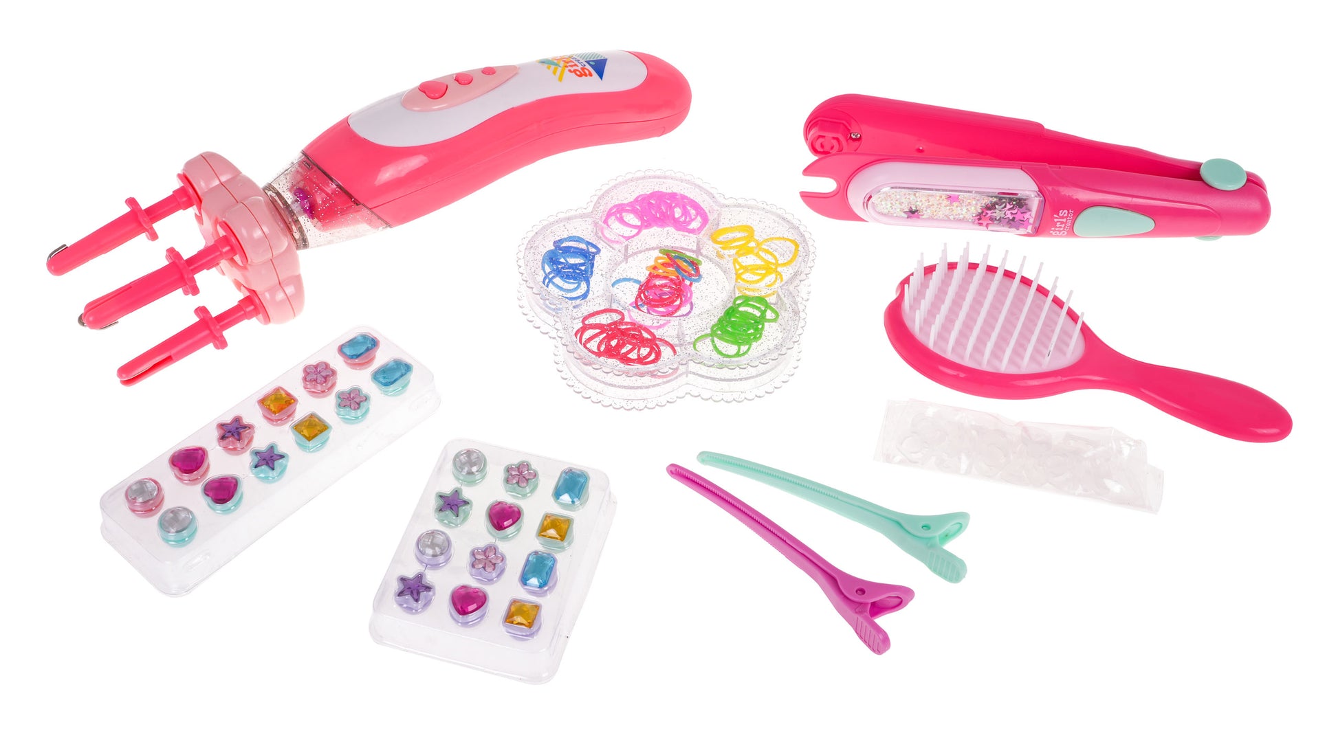 Set for braids with jewelry