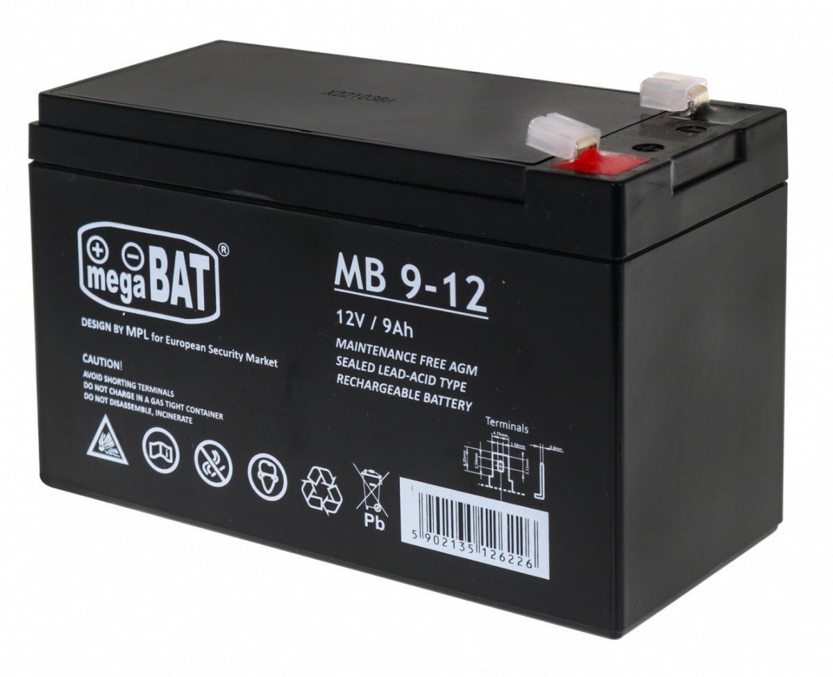 Vehicle parts battery 12V 9AH
