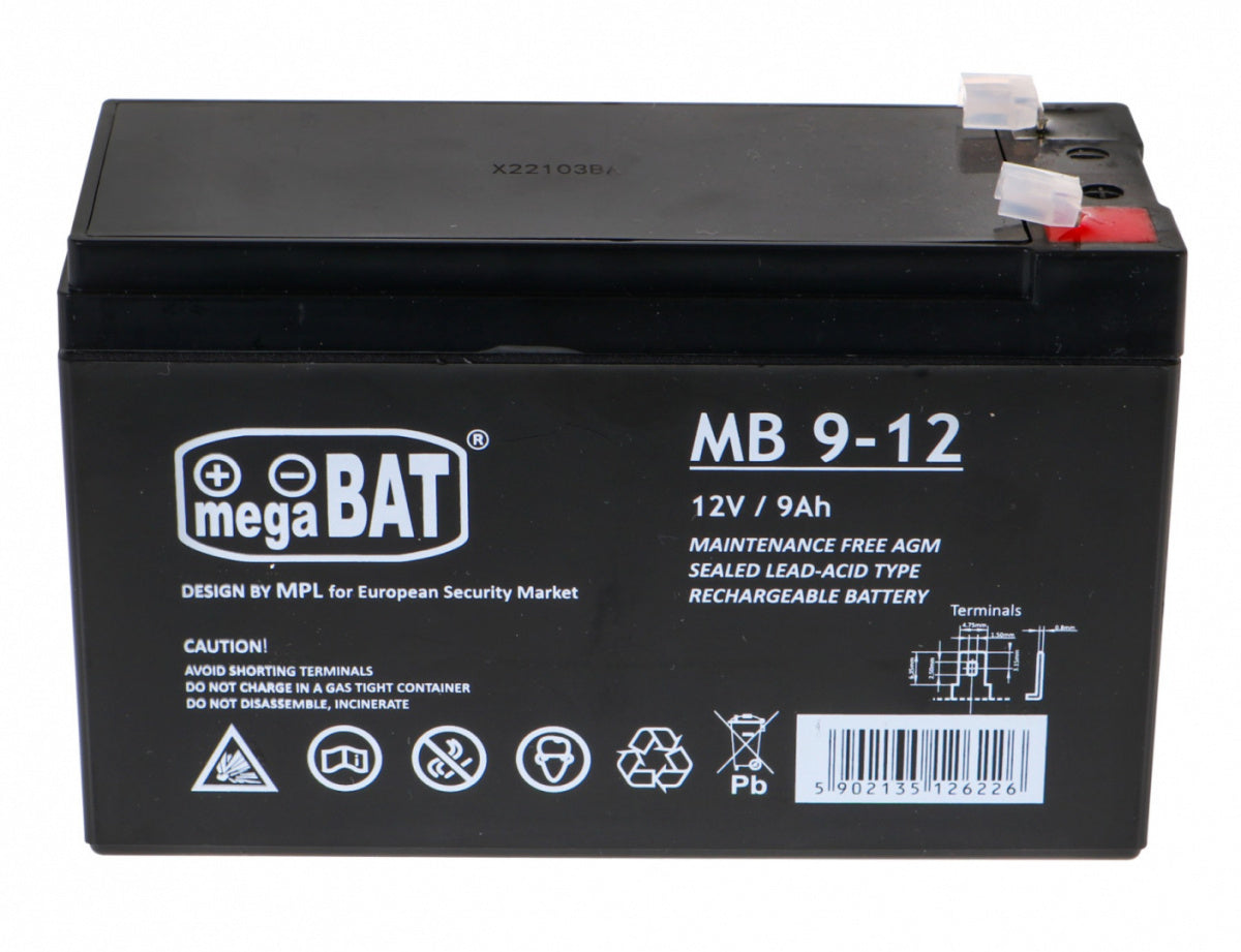 Vehicle parts battery 12V 9AH