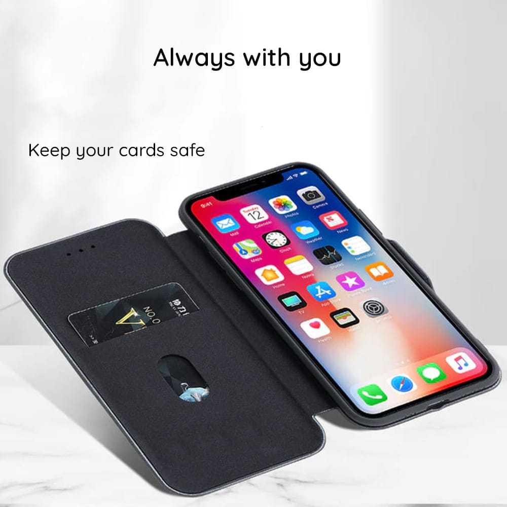 Techsuit Safe Wallet Plus preklopna torbica za Motorola Moto G54 Power Edition / G64 – črna