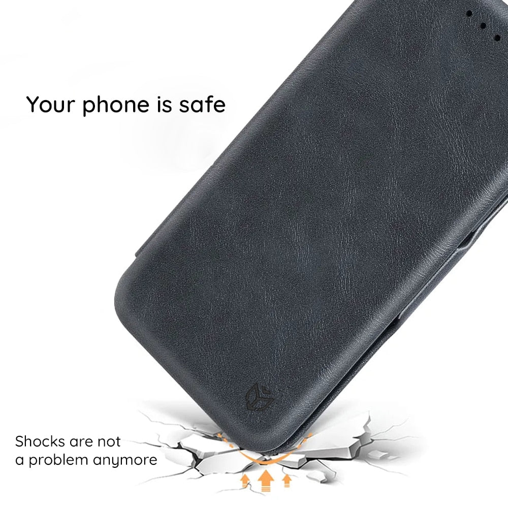 Techsuit Safe Wallet Plus preklopna futrola za Xiaomi 13 – crna