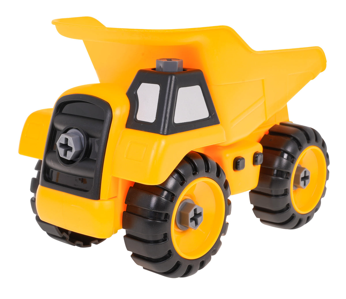 Kamion kiper za sastavljanje 16 cm - žuti