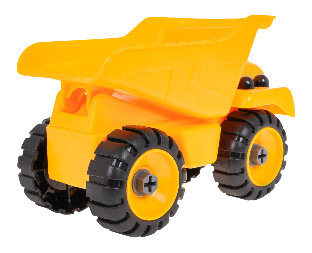 Kamion kiper za sastavljanje 16 cm - žuti