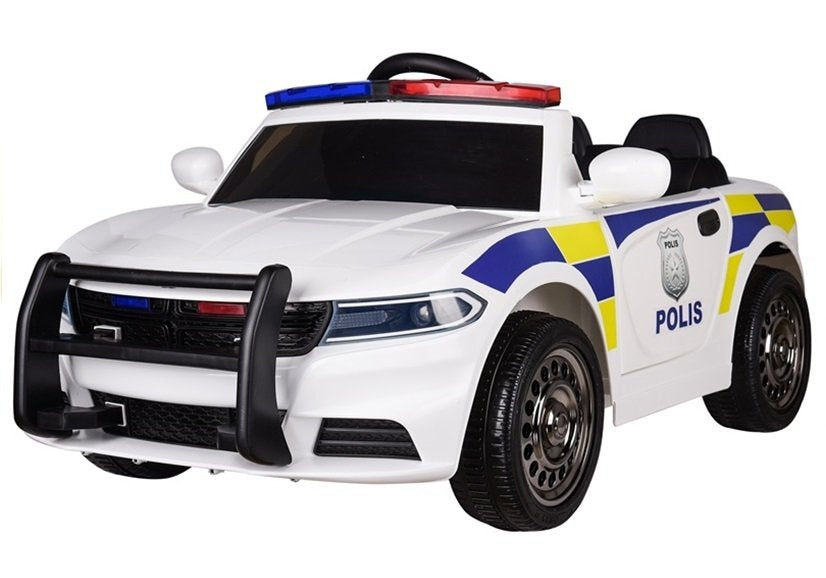 Policijski auto na akumulator - bijeli