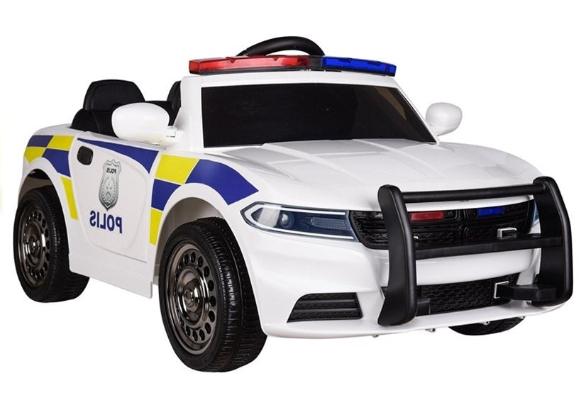 Policijski auto na akumulator - bijeli