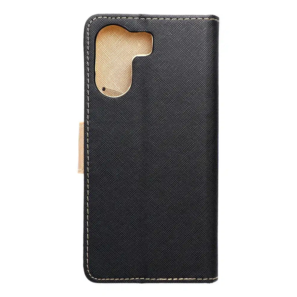 Fancy Book etui za XIAOMI Redmi 13c / POCO C65 črna / zlata
