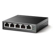 TP-Link TL-SG105PE mrežni prekidač Upravljano L2 Gigabit Ethernet (10/100/1000) Podrška za napajanje putem Etherneta (PoE) Crno