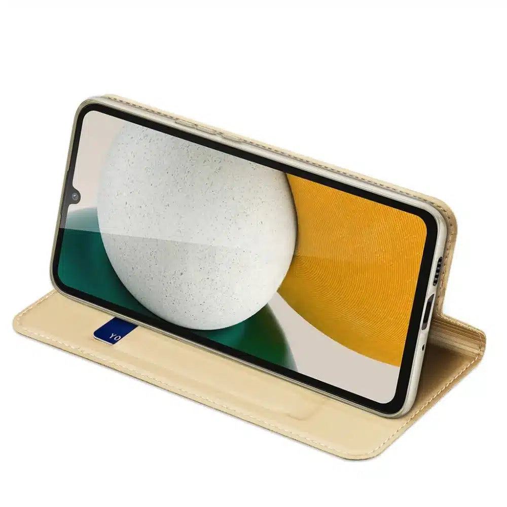 DUX DUCIS Skin Pro – preklopna torbica za Samsung Galaxy A34 zlate barve