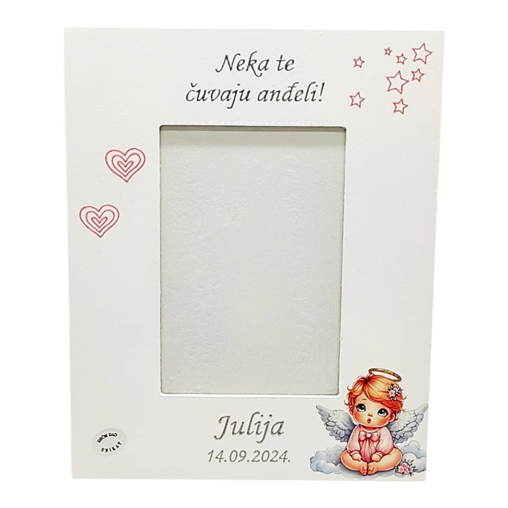 Okviri za rojstvo, krst in rojstni dan – Personalizirana darila za najpomembnejše trenutke - 10. Naj te čuvajo angeli - 151179