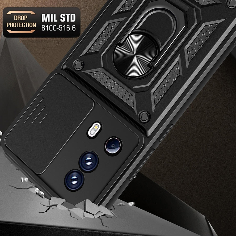 Techsuit – etui CamShield Series za Xiaomi 13 Lite – črn