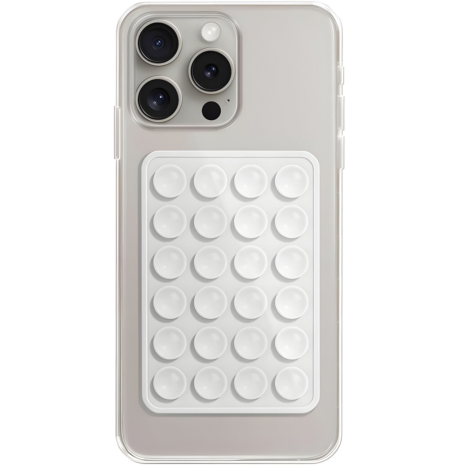 Silikonski držač za telefon Techsuit SB-PAD - Bijela KP38039