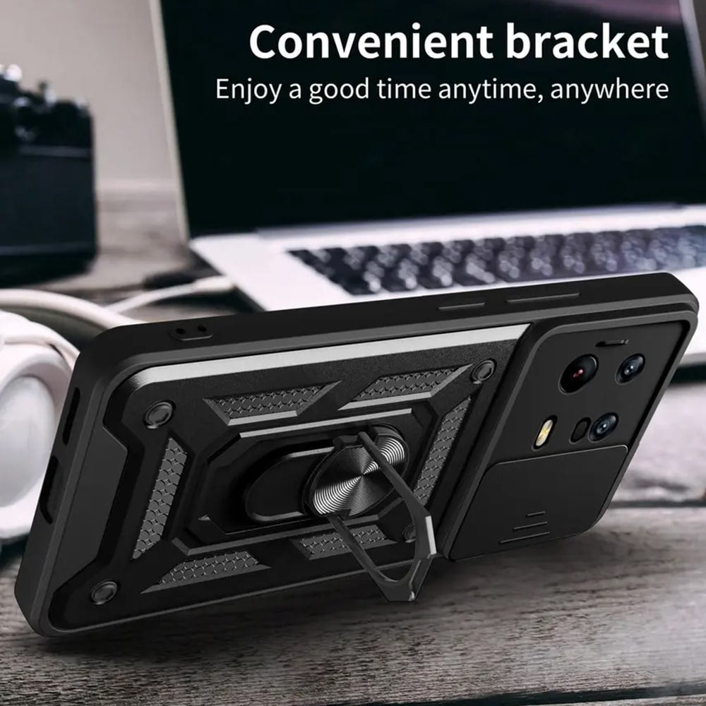Techsuit – Zaščitni ovitek serije CamShield za Xiaomi 13 Pro – črna