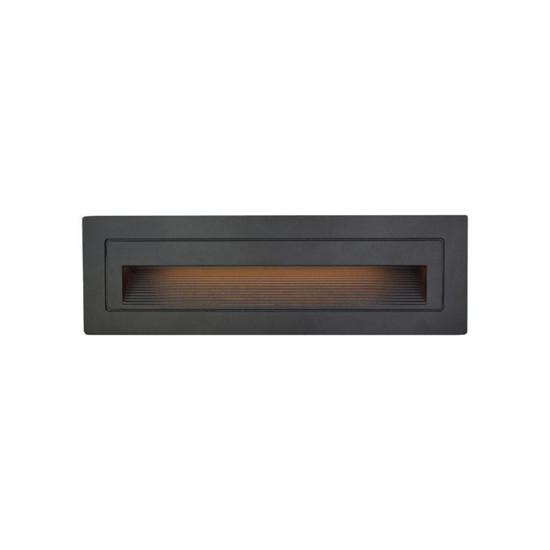 LED ugradna zidna svjetiljka Green Tech 5W, 3000K IP44, crna