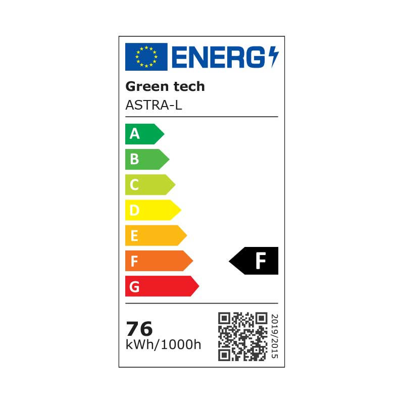 Smart plafonjera Green Tech ASTRA-L metalna 76W, 3CCT s daljinskim up., fi 52cm