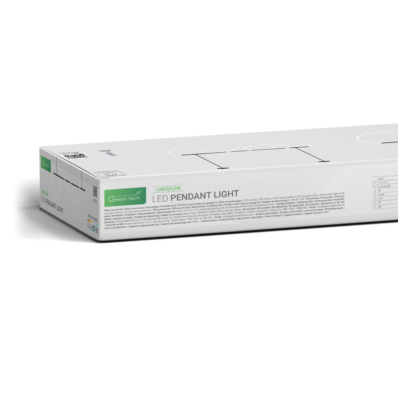 Smart dekorativna visilica Green Tech 100W, 3CCT, dim, APP + daljinski upravljač