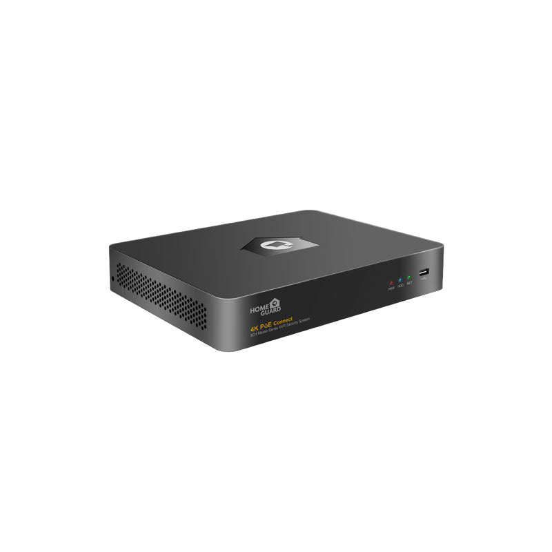 Homeguard POE Set 4K NVR 8CH+4 kamere, svjetlosno/zvučni alarm, AI detekcija
