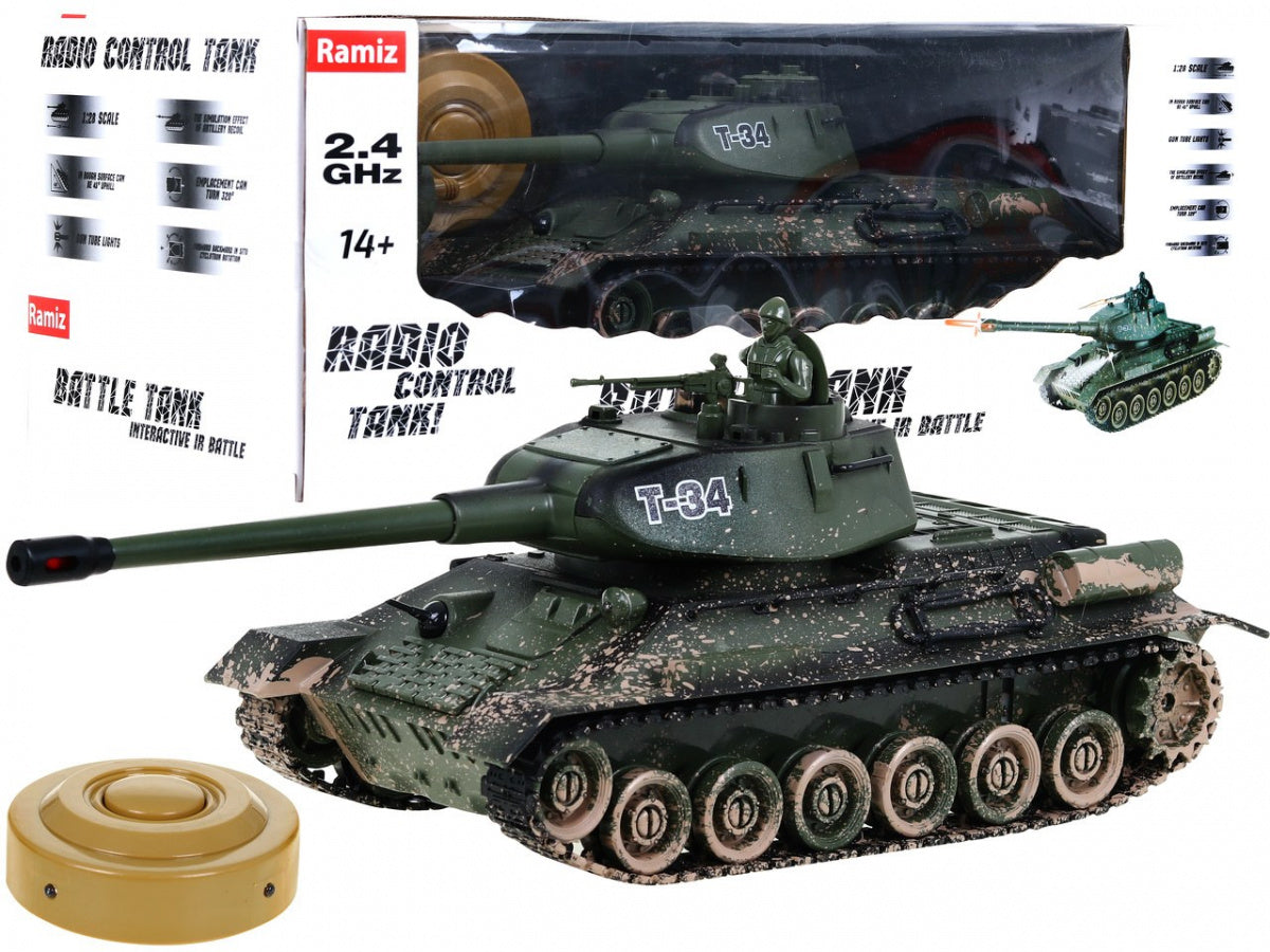 Tenk na daljinsko upravljanje T-34 Kamuflaža 1:28