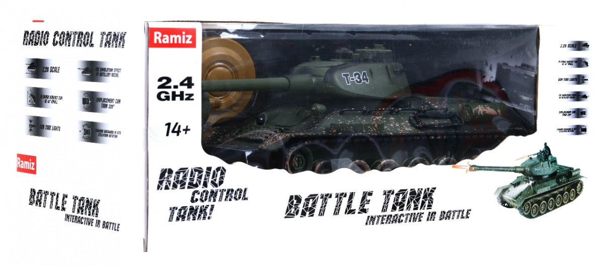 Tenk na daljinsko upravljanje T-34 Kamuflaža 1:28