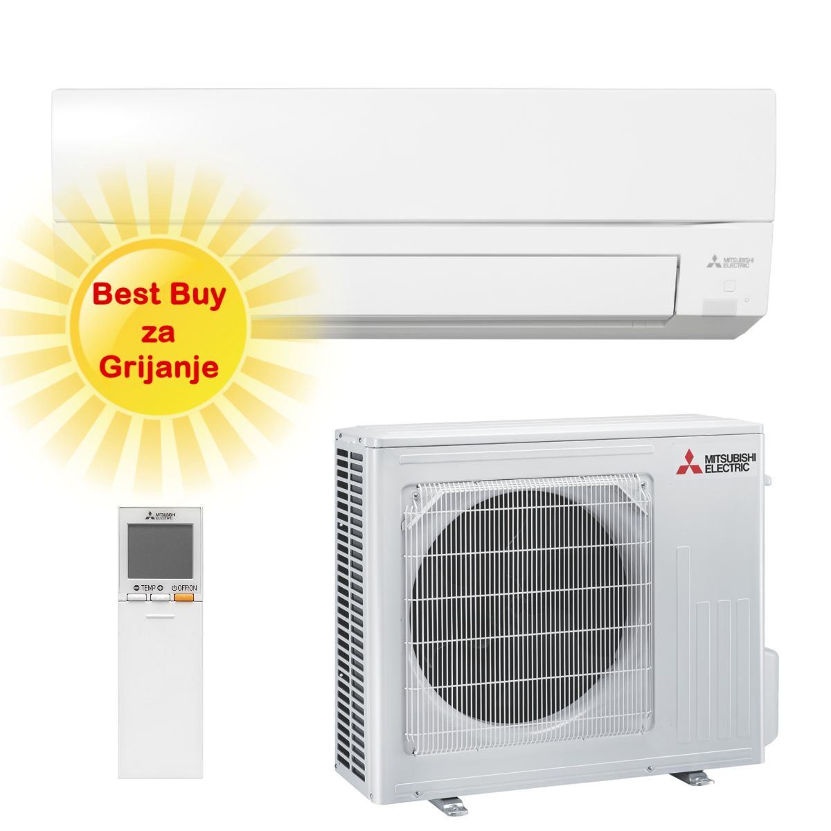 MITSUBISHI KLIMA UREĐAJ MSZ-FT50VGK/MUZ-FT50VGHZ - 5 kW, za prostor do 50m2, A++ energetska klasa, R-32