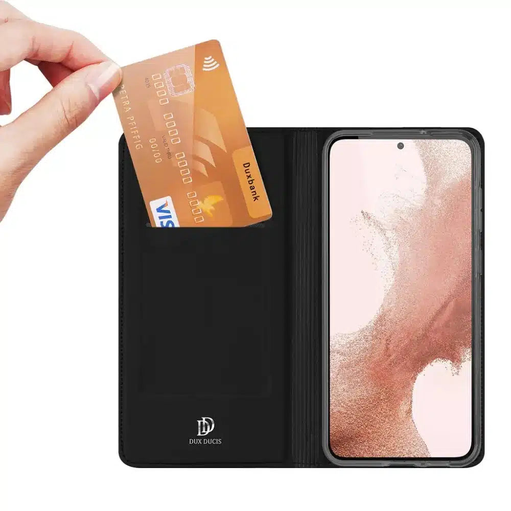 DUX DUCIS Skin Pro – preklopna torbica za Samsung Galaxy S23 črna