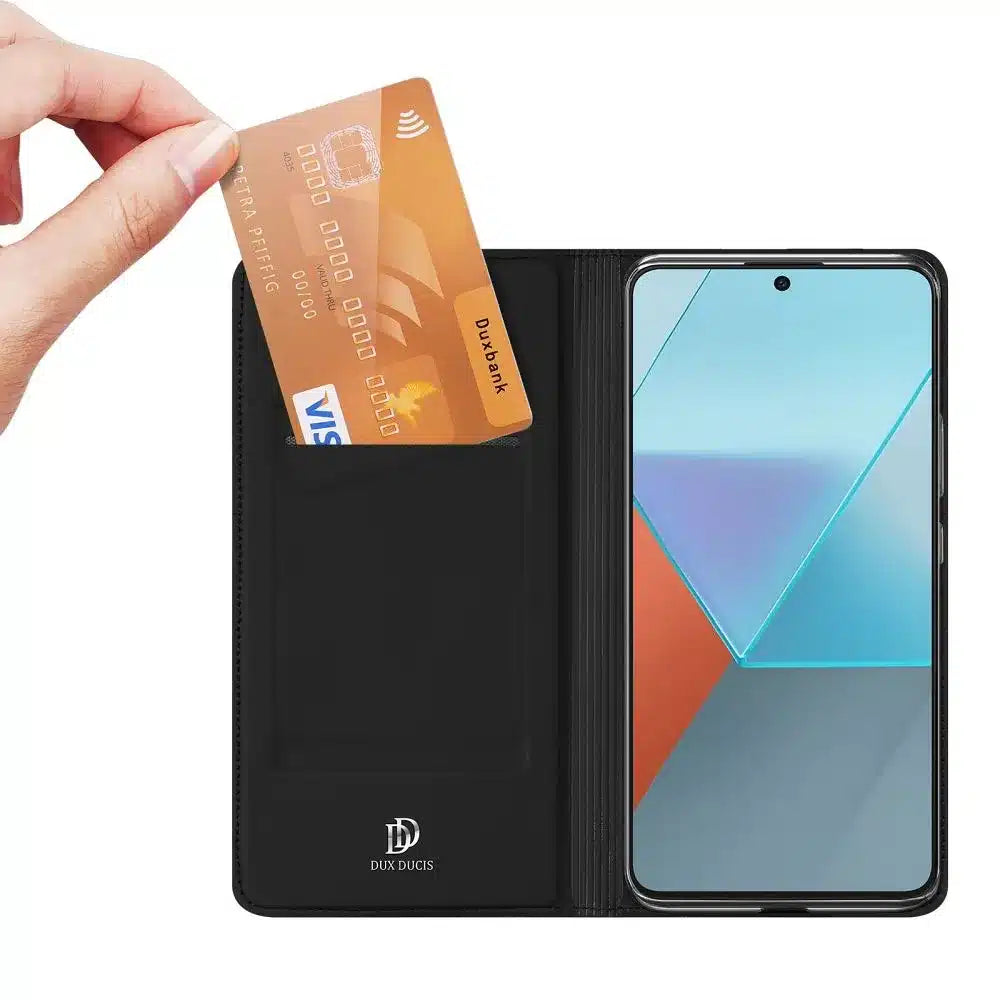 DUX DUCIS SKIN PRO preklopna torbica za XIAOMI REDMI NOTE 13 Pro 5G črna