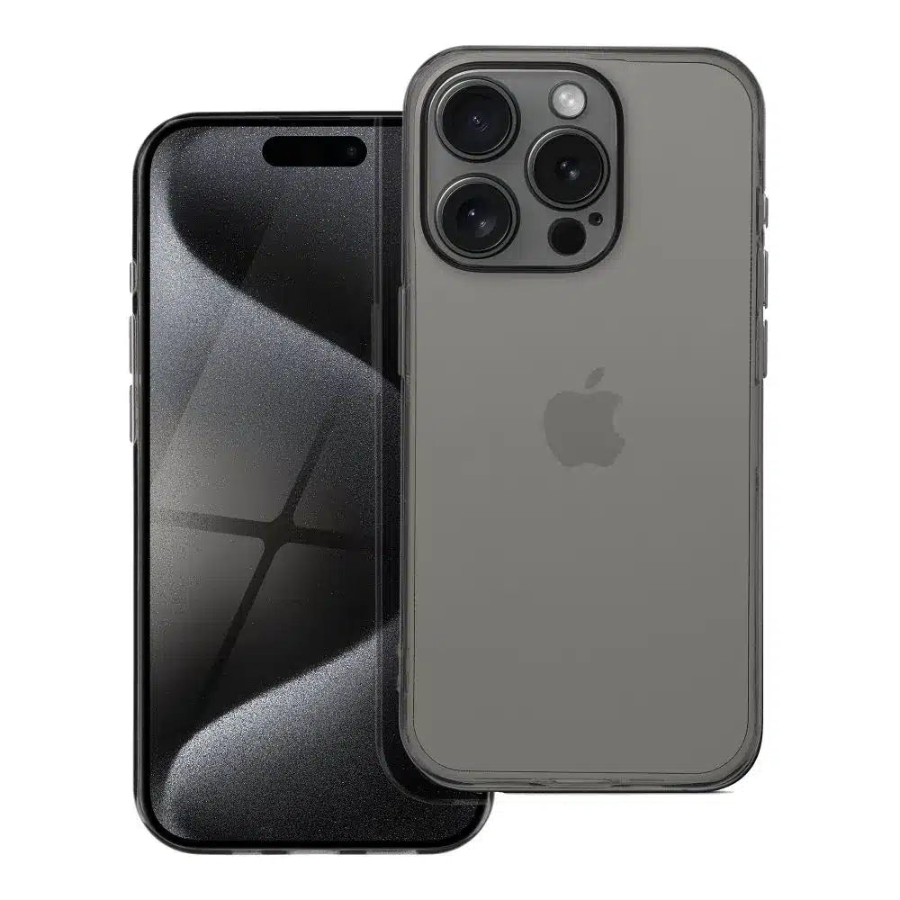 1.5mm BOX PREMIUM ovitek za iPhone 13 Pro črna prozorna